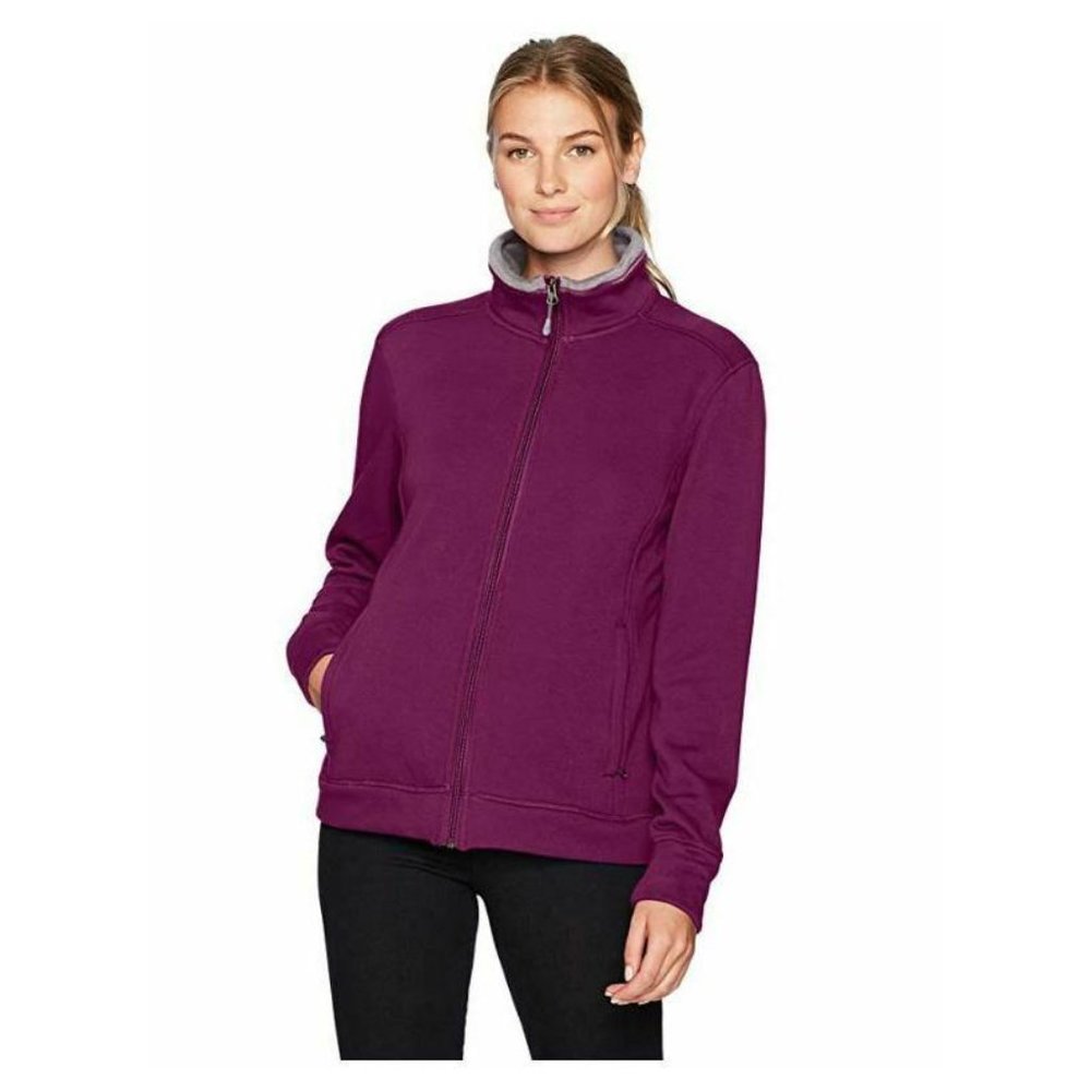 NWT White Sierra Fleece Sz S Zip Front jacket